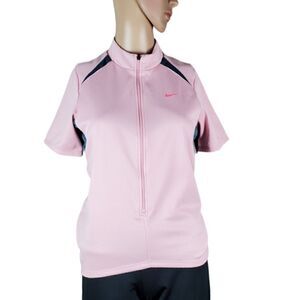 NWT Nike Bubble Gum Pink & Gray Jersey Top
